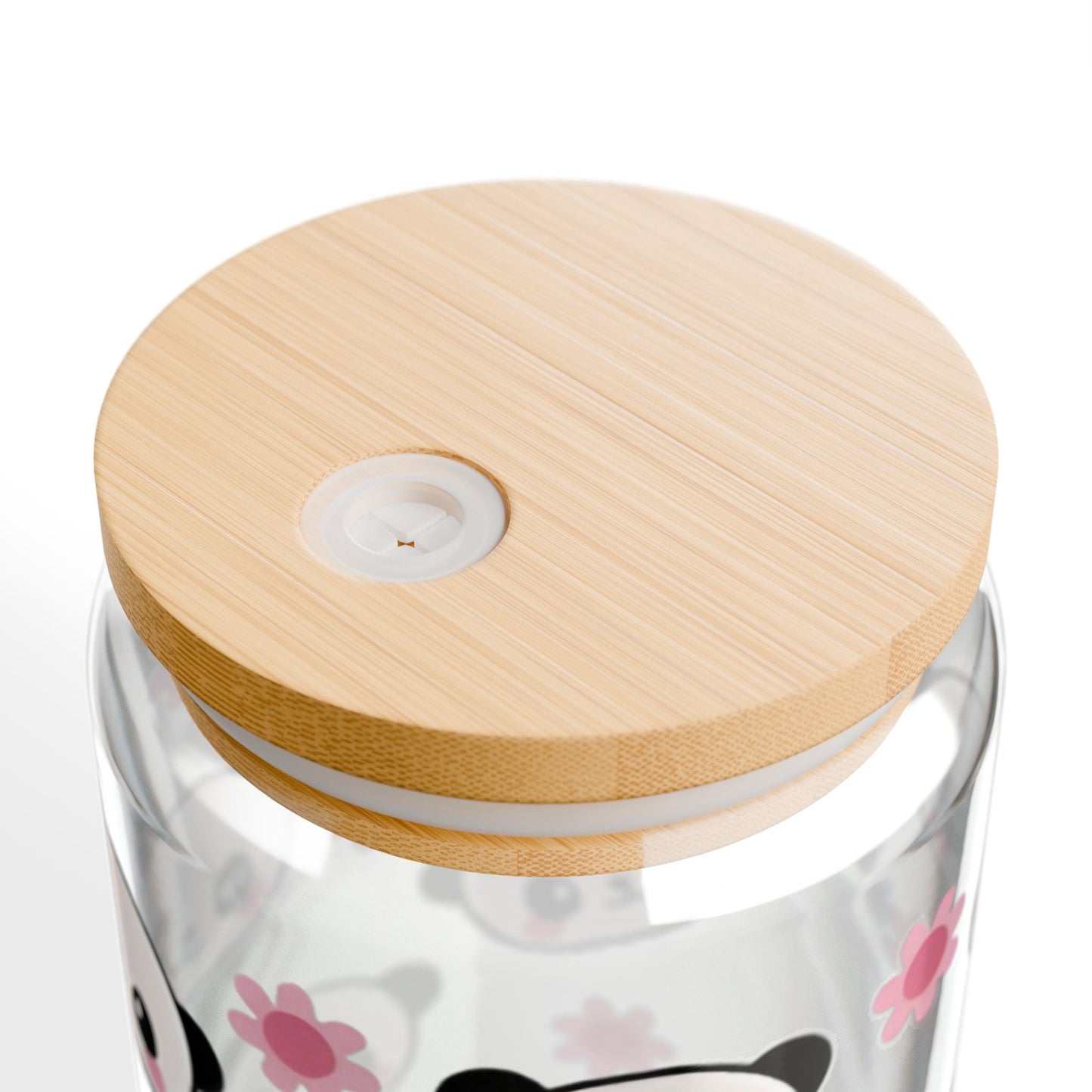 Cute Panda Glass Cup