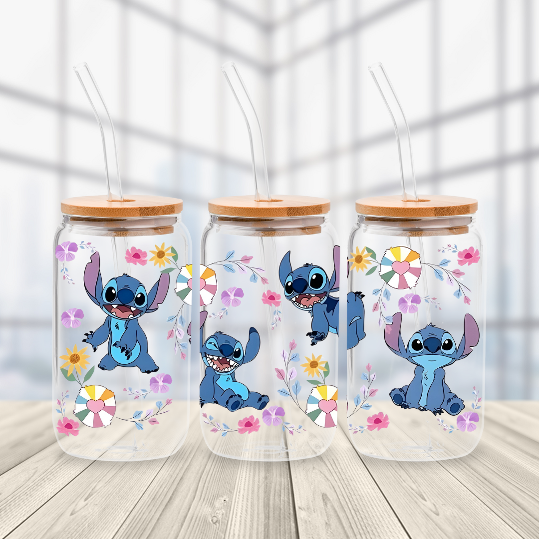 Stitch #101 Glass Cup