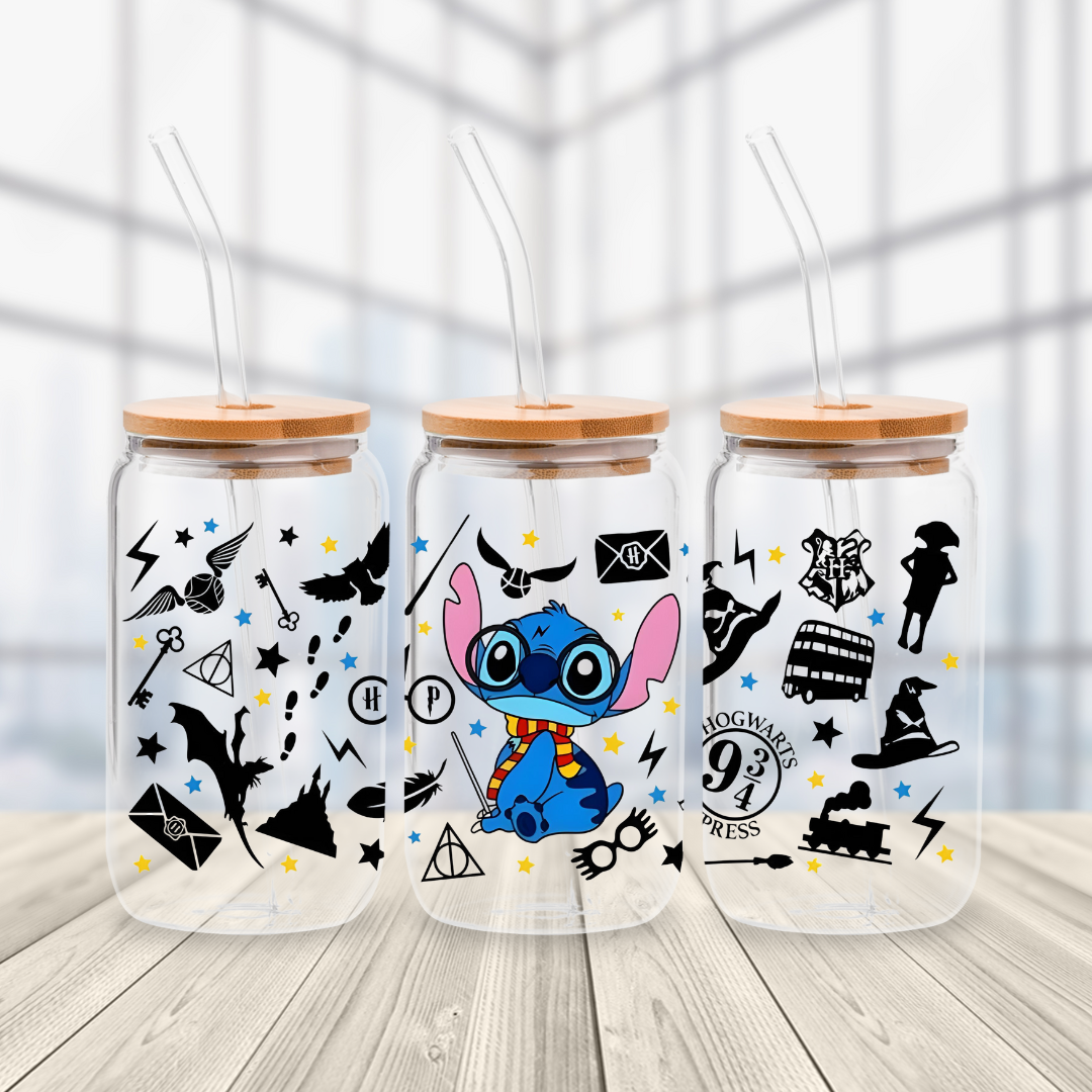 Stitch HP Glass Cup