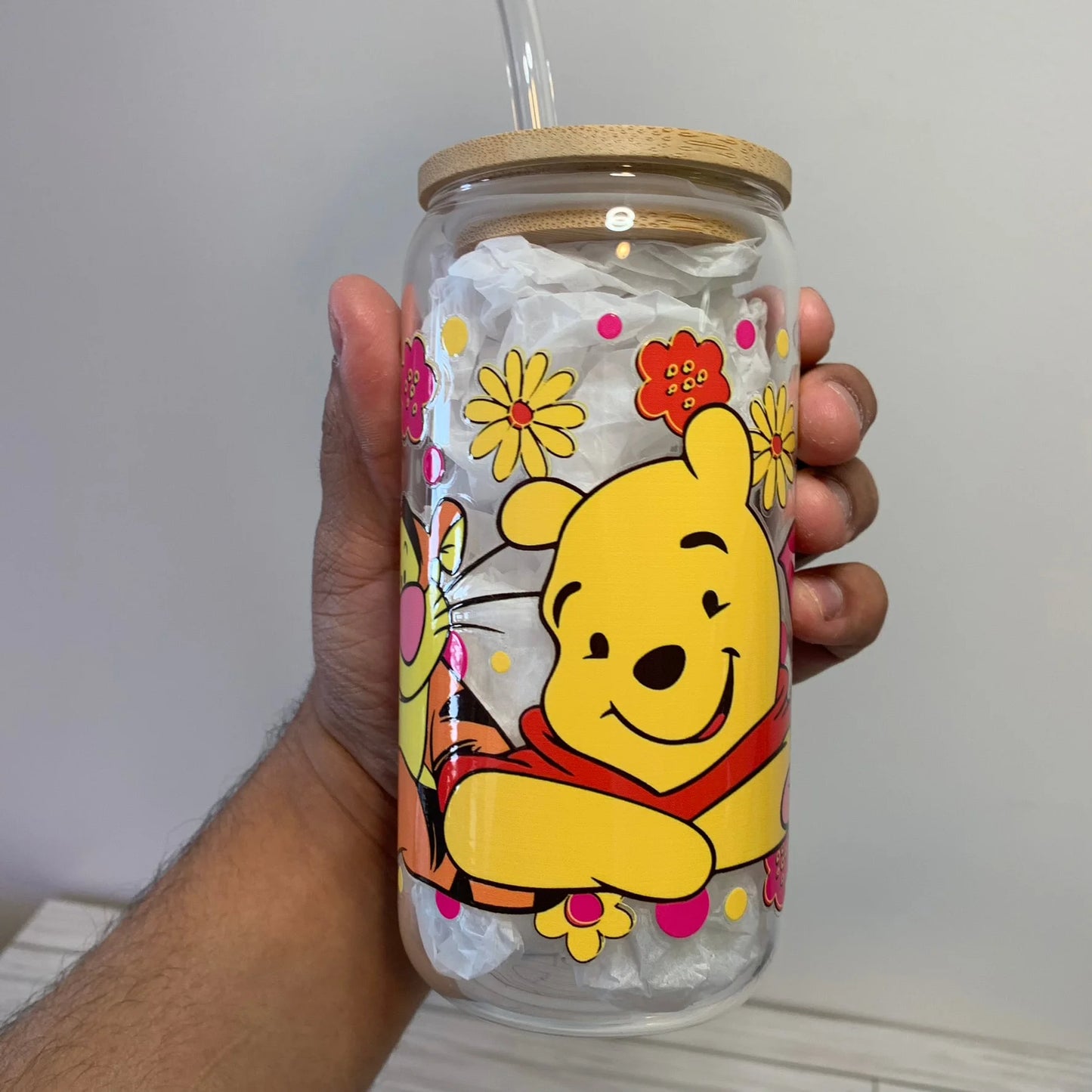 Winnie the Pooh and Friends Glass Can