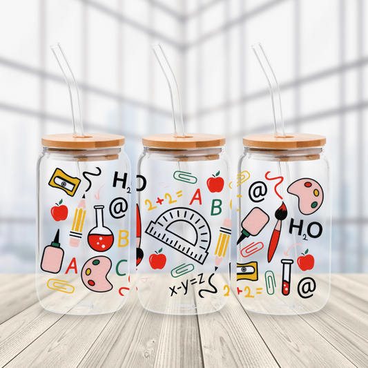 School Glass Cup