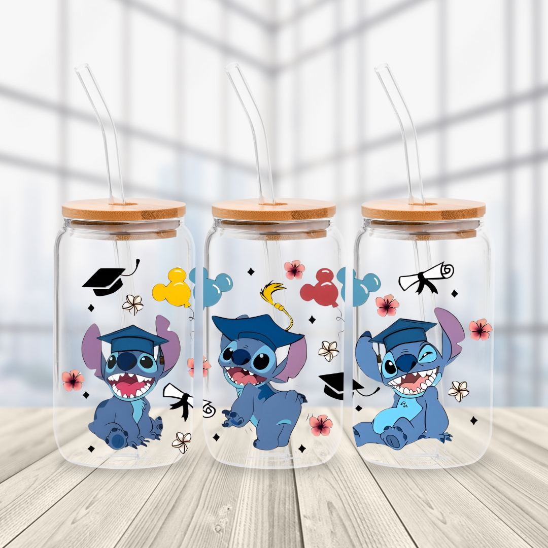 Stitch Grad Glass Cup