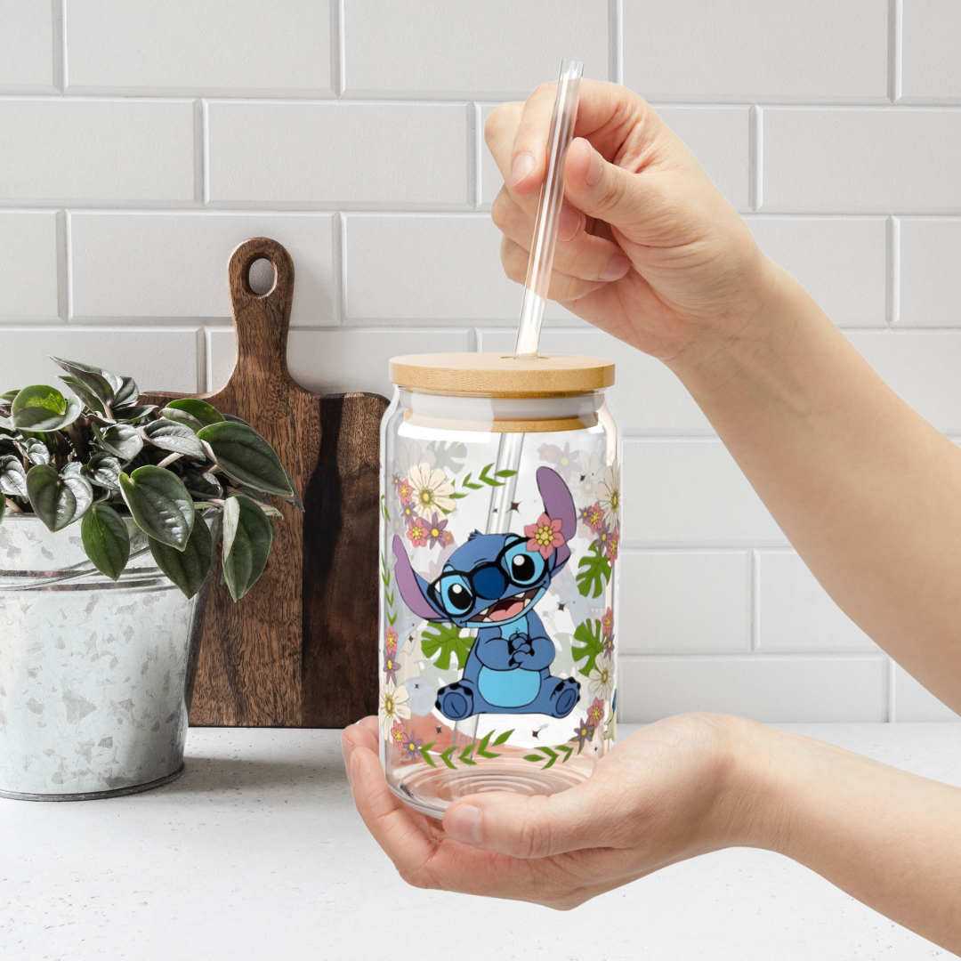 Stitch #102 Glass Cup