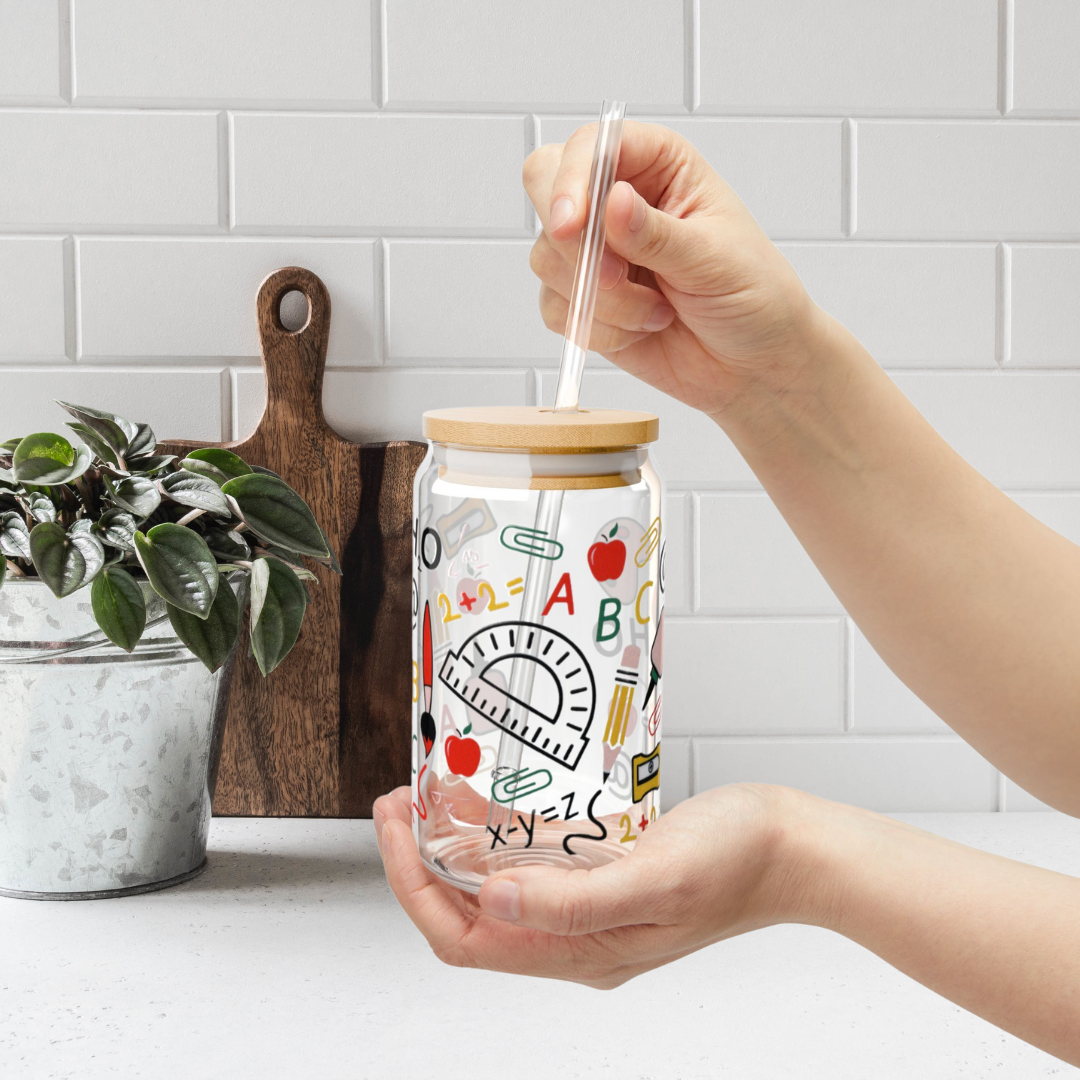 School Glass Cup