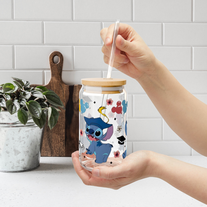 Stitch Grad Glass Cup