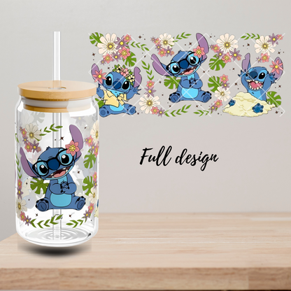 Stitch #102 Glass Cup