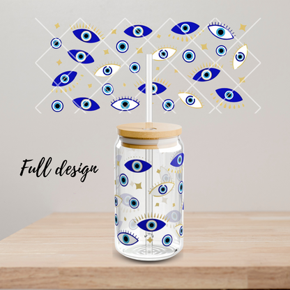 Evil Eye Glass Cup