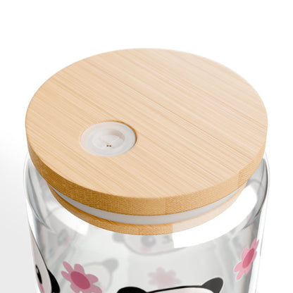 Cute Panda Glass Cup