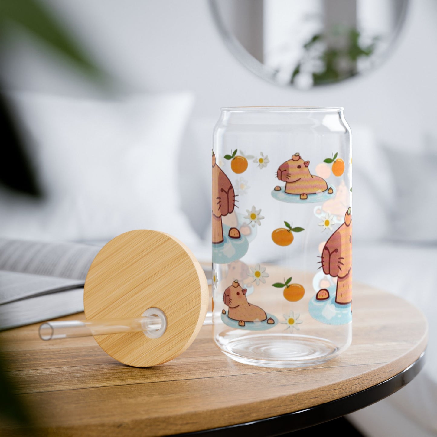 Capybara Glass Cup