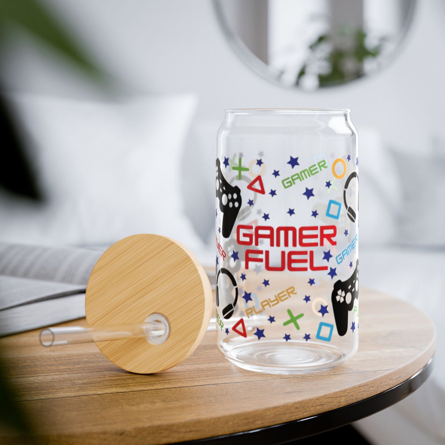 Gamer Fuel Glass Cup
