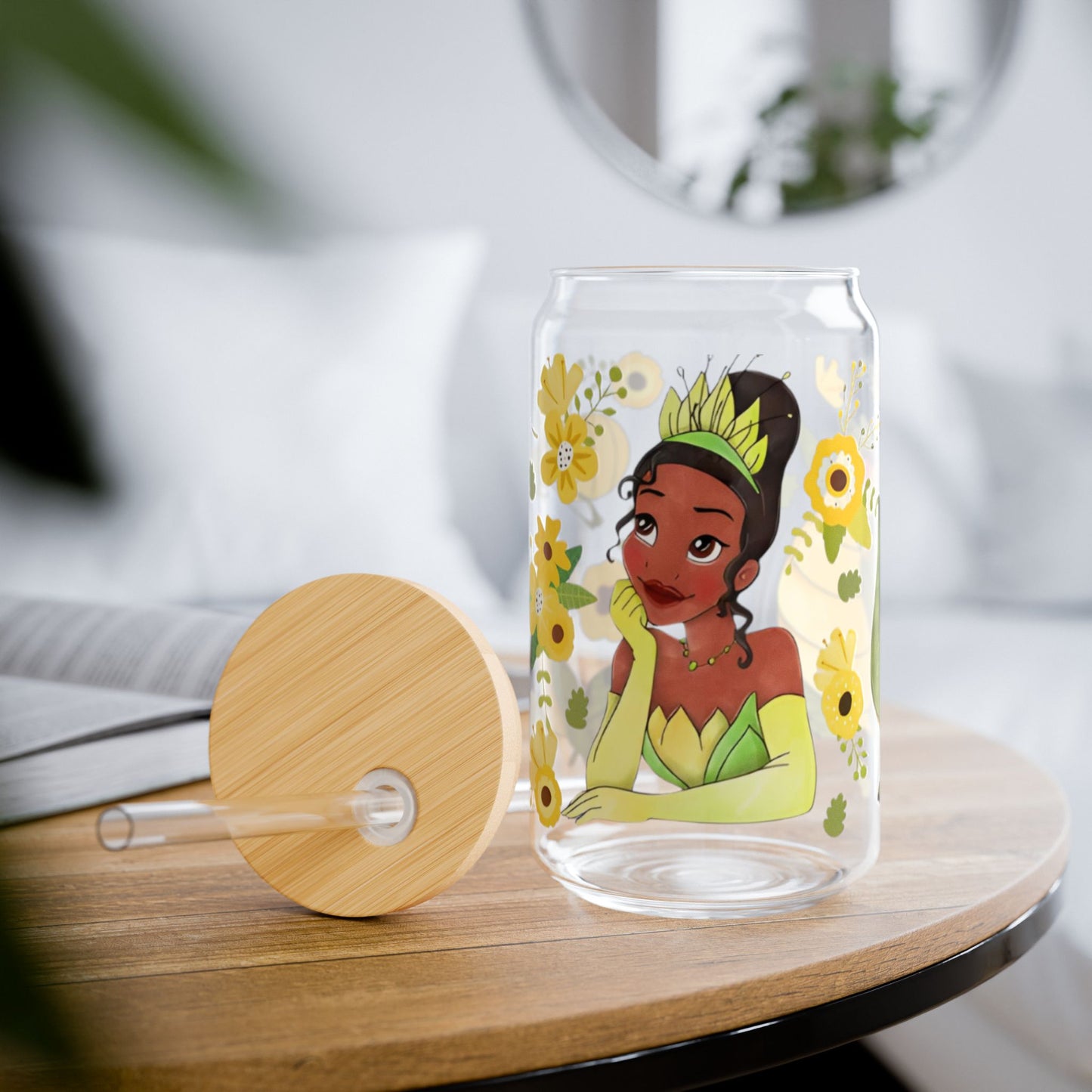 Princess and Frog Glass Cup
