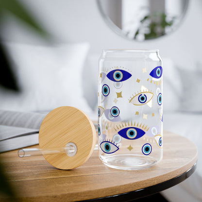 Evil Eye Glass Cup