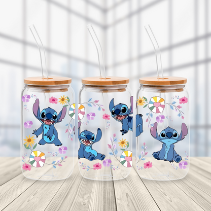 Stitch #101 Glass Cup