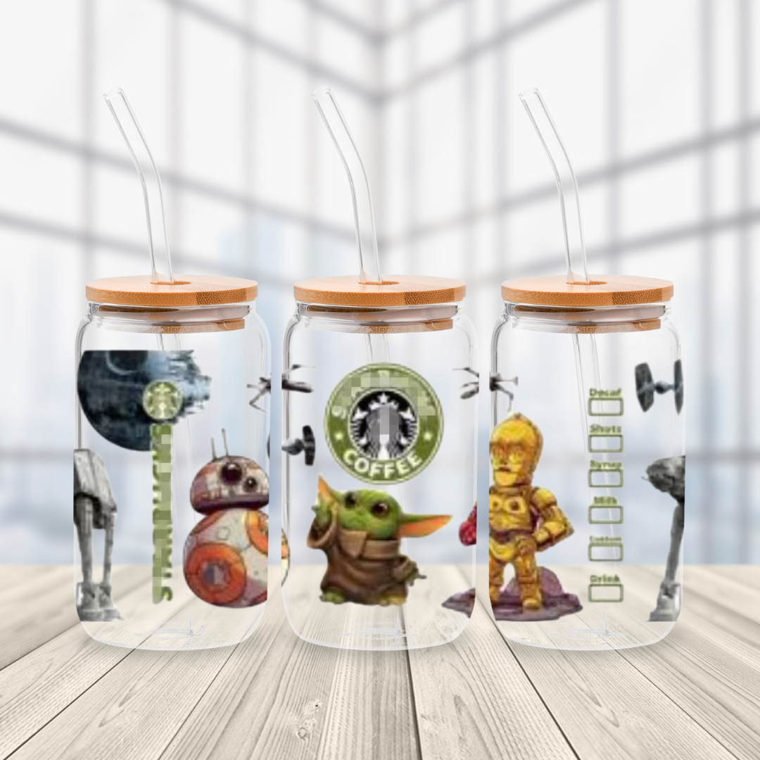 Star Wars Glass Cup