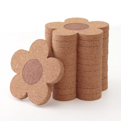 Flower Cork Coaster