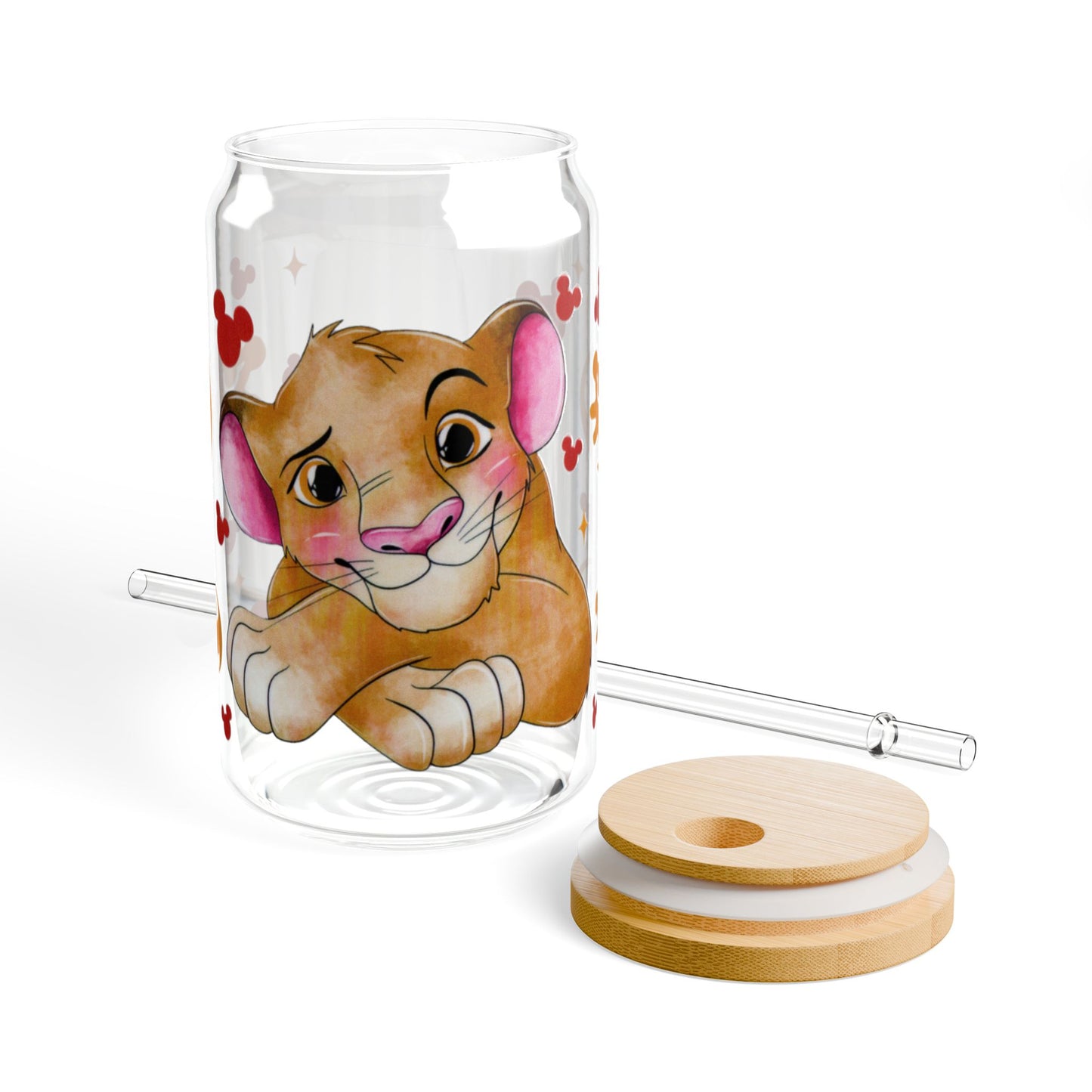 Lion King Glass Cup