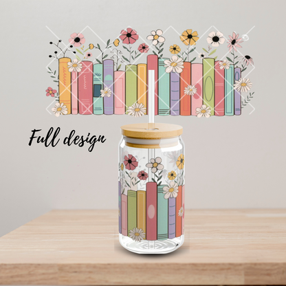 Booklover Glass Cup