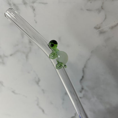 Turtle Glass Straw